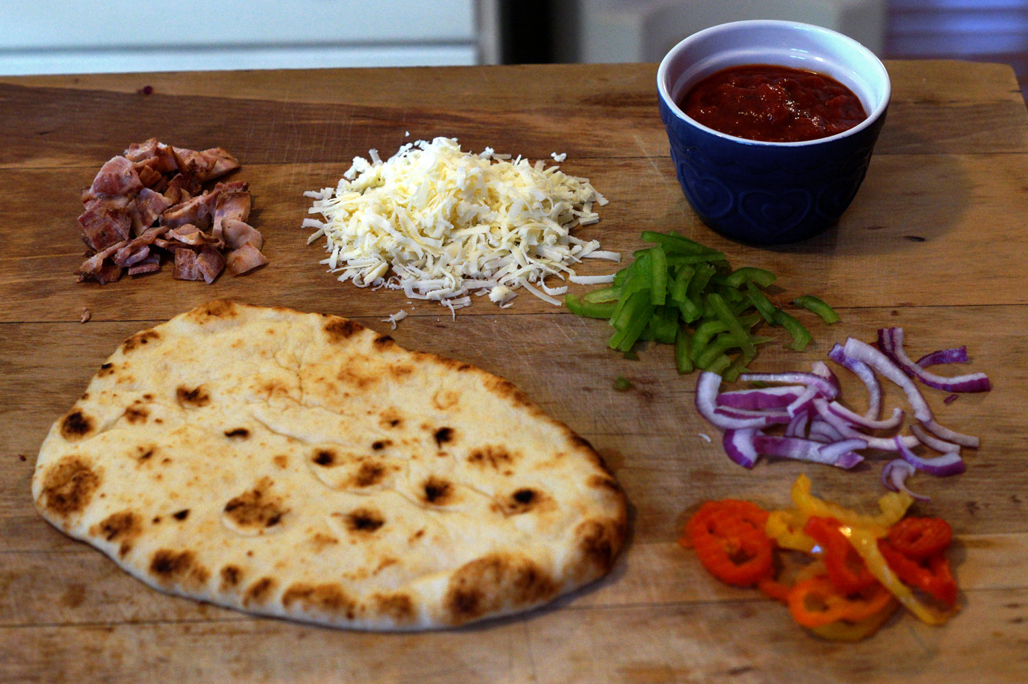 Naan Pizza Toppings
